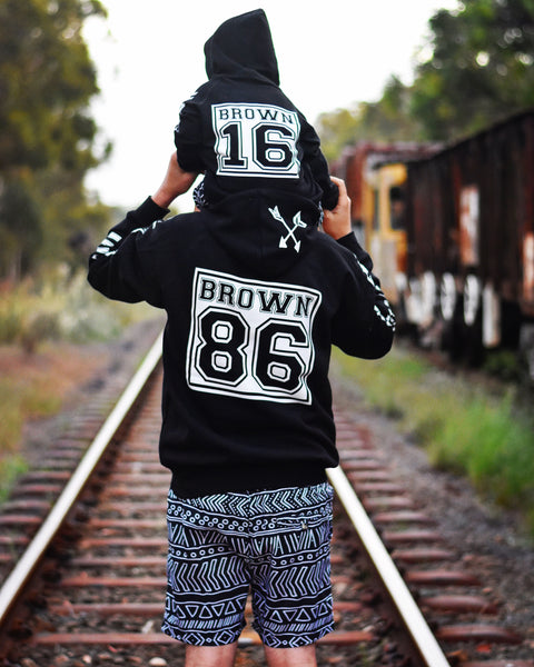 Winter Name Long Sleeve Hoodie (Big Kids)