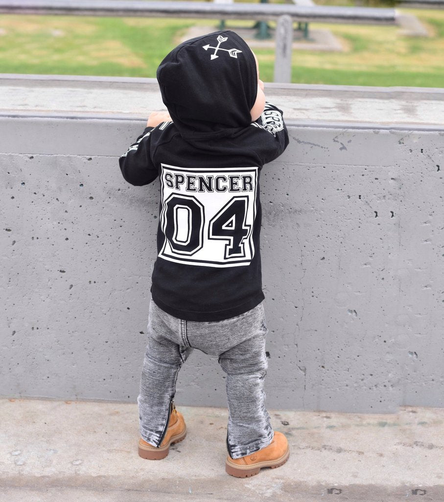 Winter Name Long Sleeve Hoodie (Children’s)