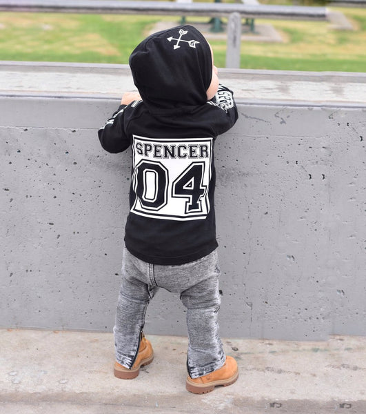 Winter Name Long Sleeve Hoodie (Children’s)