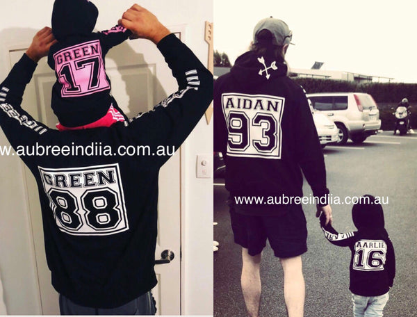 Winter Name Long Sleeve Hoodie (Children’s)